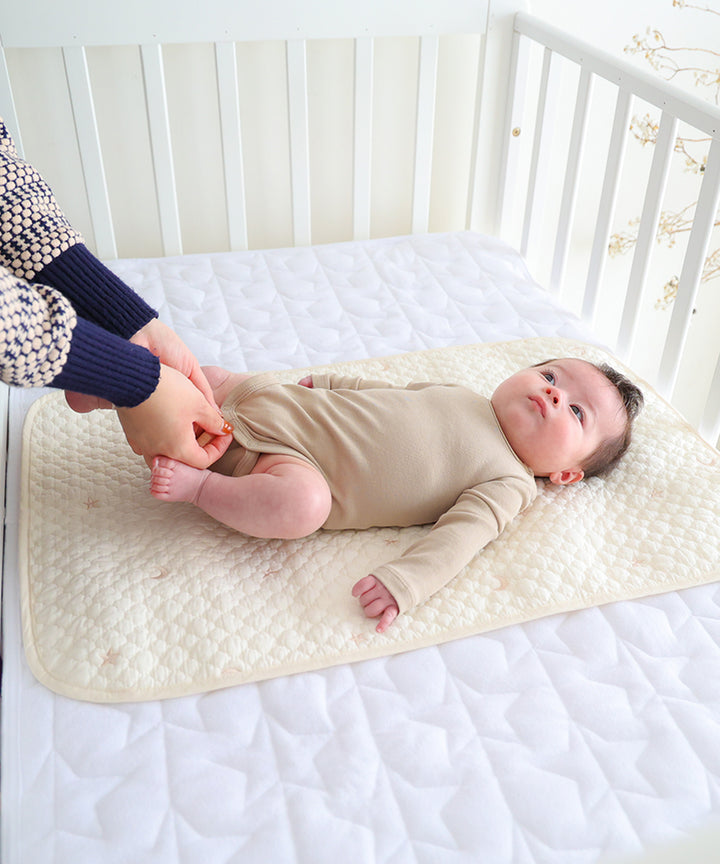 Diaper Changing Pad (Ibul fabric with Moroccan design)