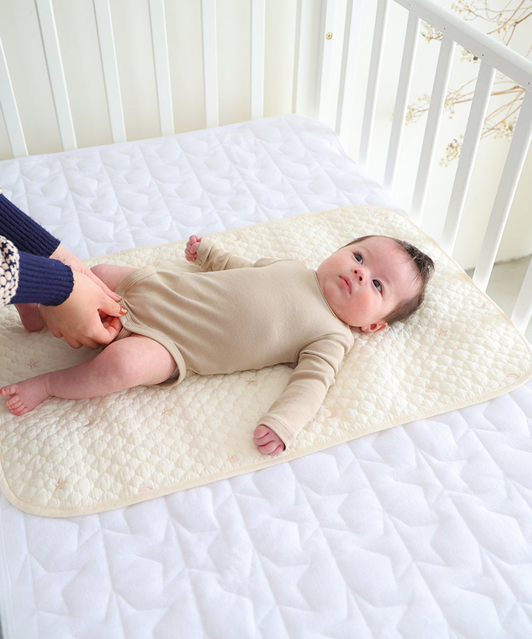 Diaper Changing Pad (Ibul fabric with Moroccan design)