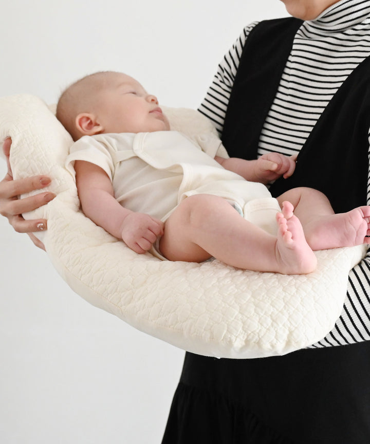 Baby Lounger Pillow (Ibul fabric with Moroccan design)