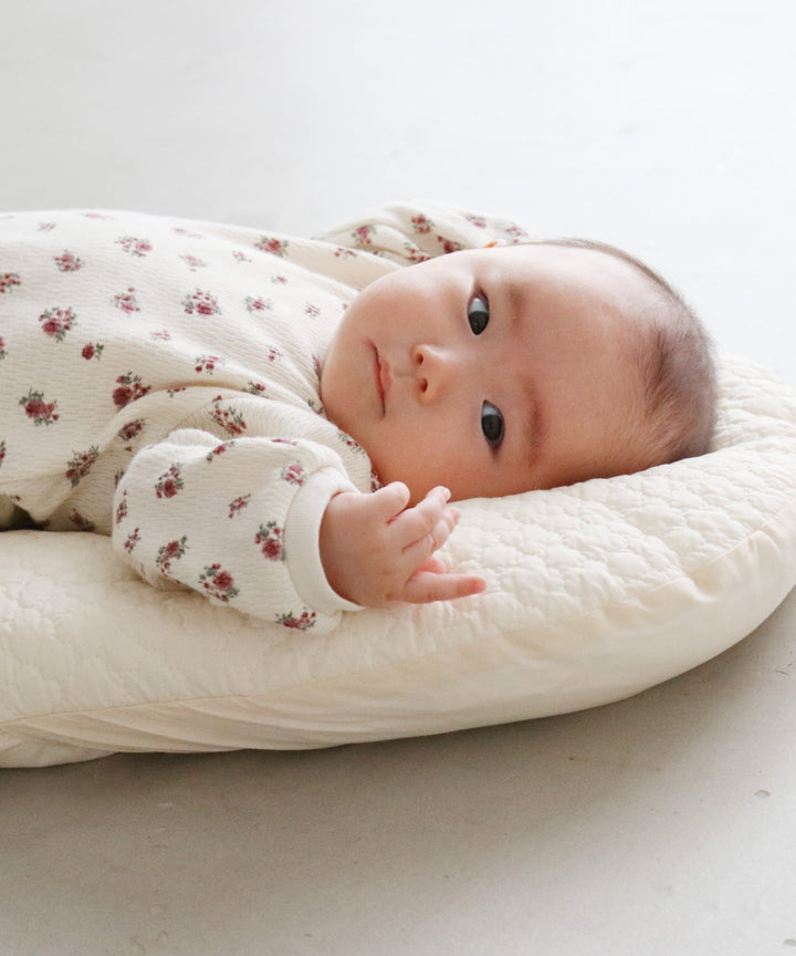 Baby lounger pillow (Ibul fabric with Moroccan design)