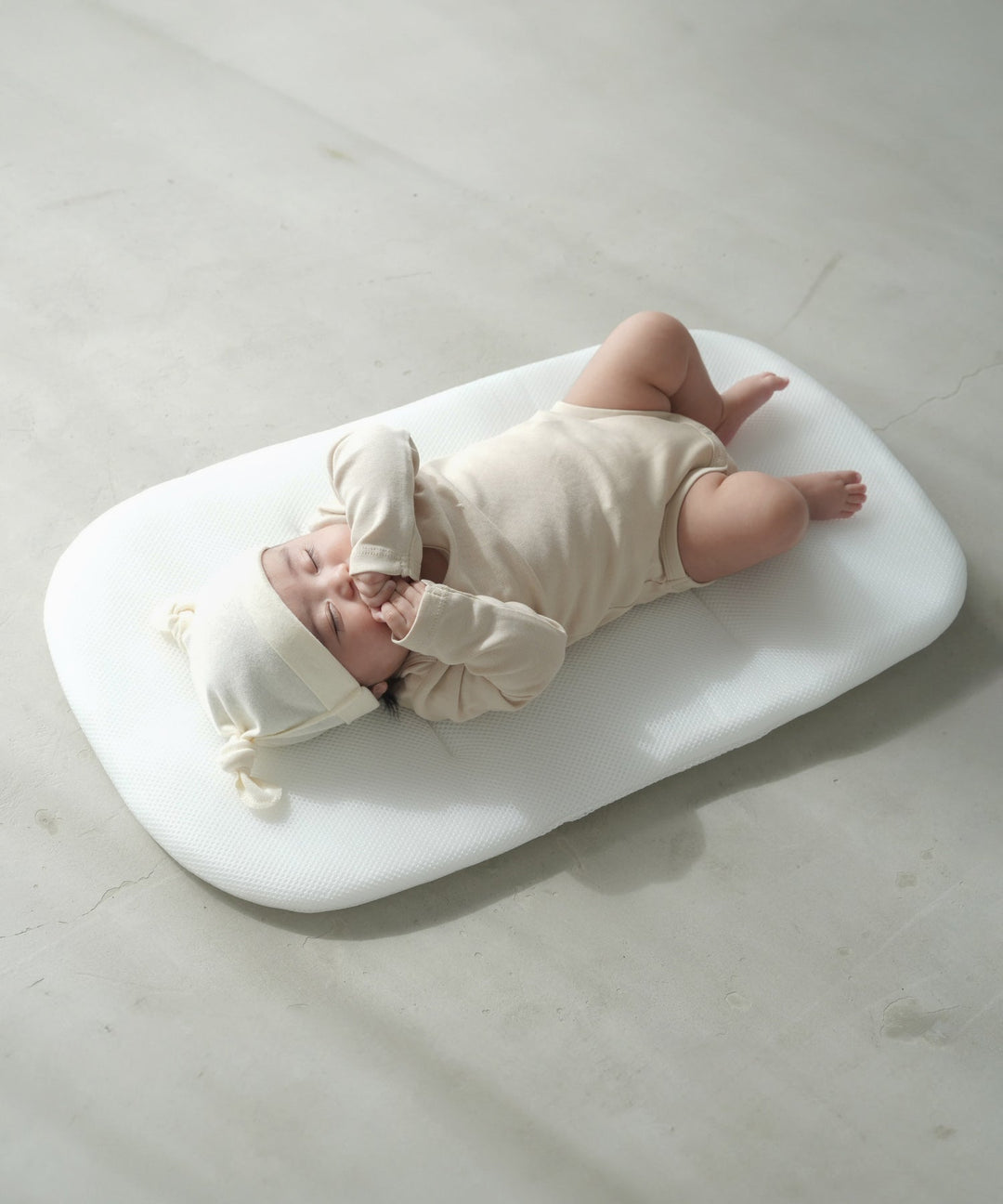 Baby lounger pillow (Ibul fabric with Moroccan design)