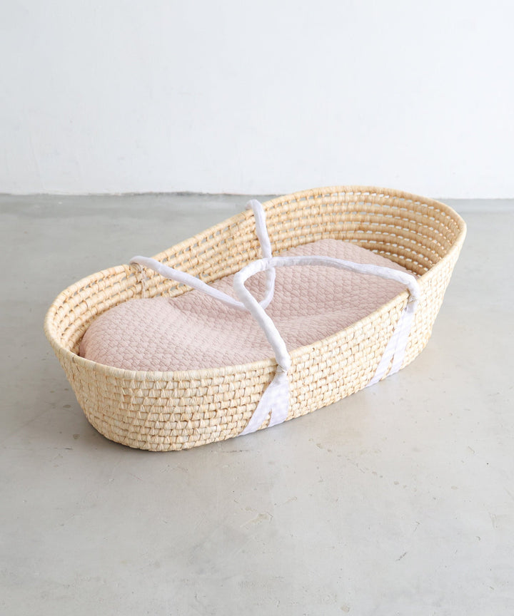 Moses Basket + Baby Lounger Pillow (ผ้า ibul พร้อมการออกแบบโมร็อกโก)