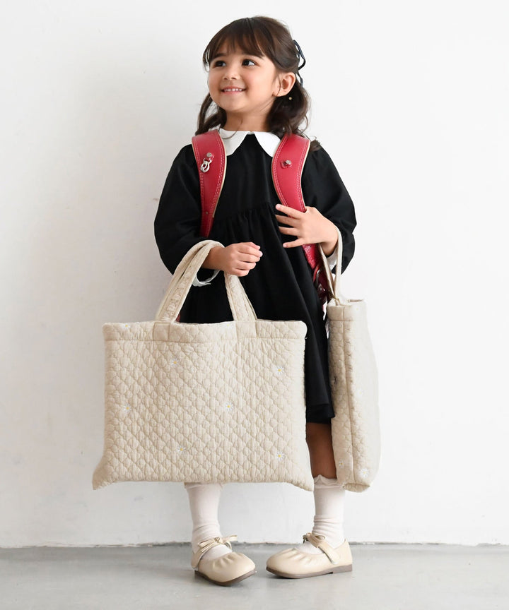 School Essentials Bag 5-Piece Set (Ibul fabric with Moroccan design)