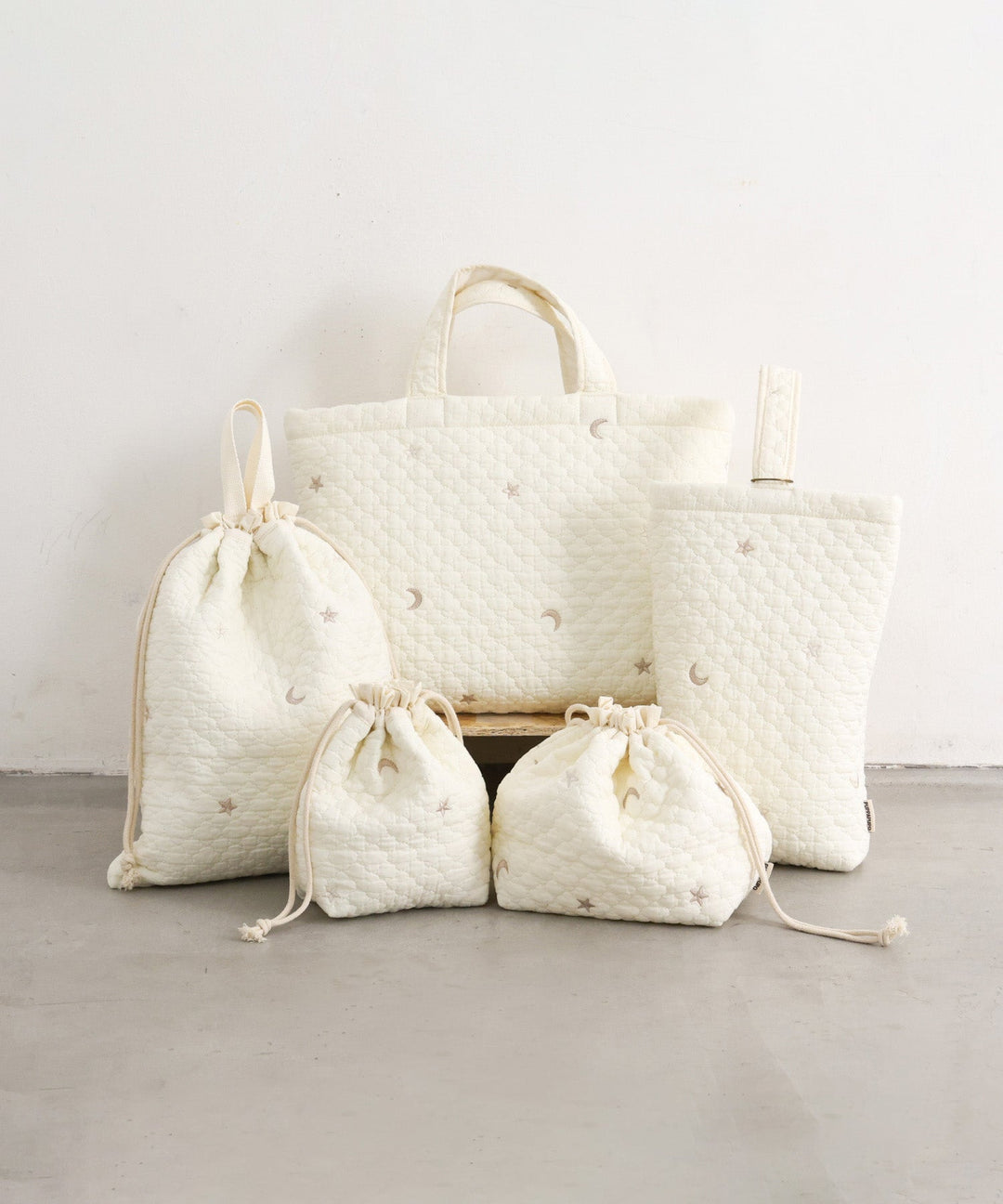 School Essentials Bag 5-Piece Set (Ibul fabric with Moroccan design)