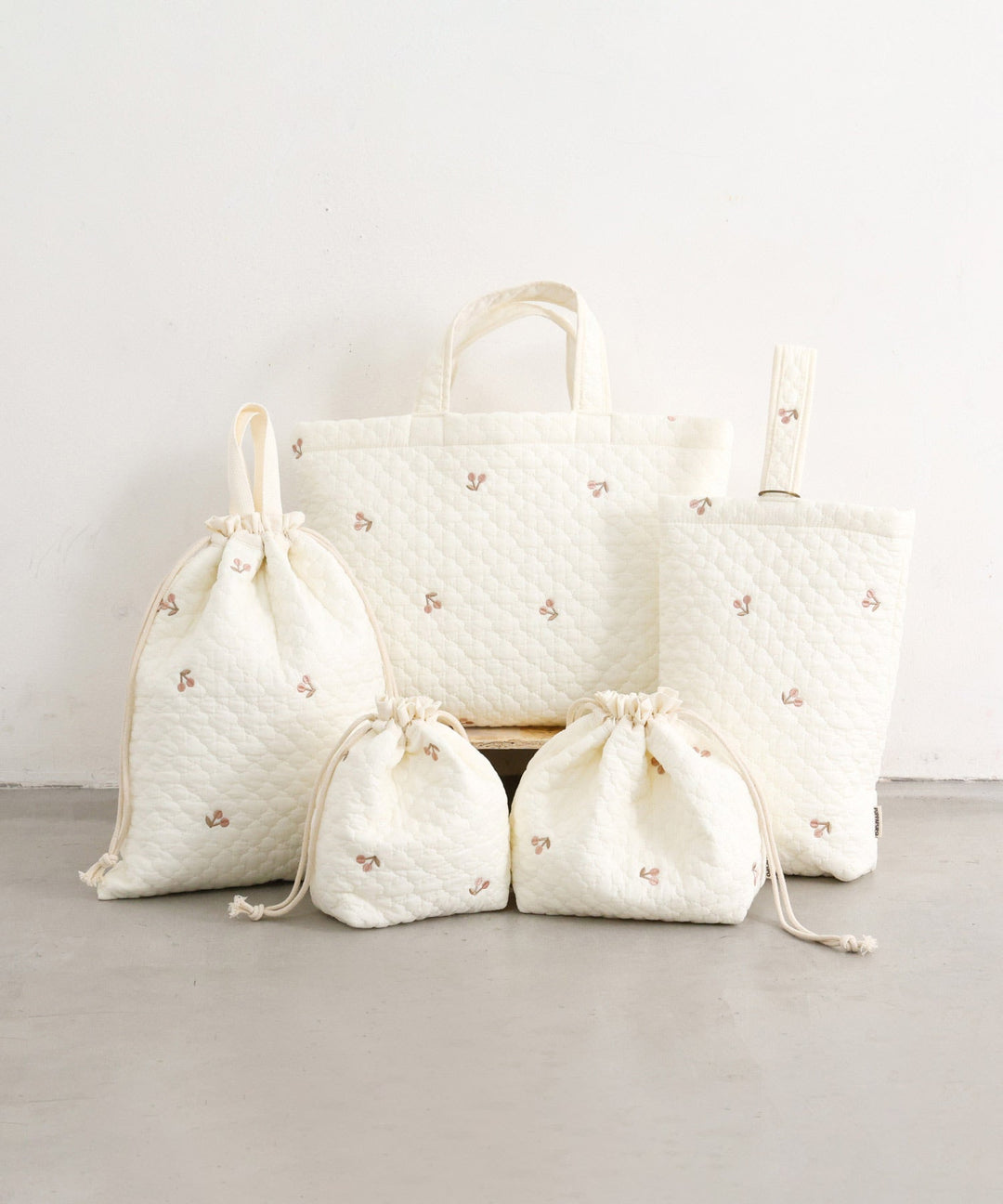 School Essentials Bag 5-Piece Set (Ibul fabric with Moroccan design)