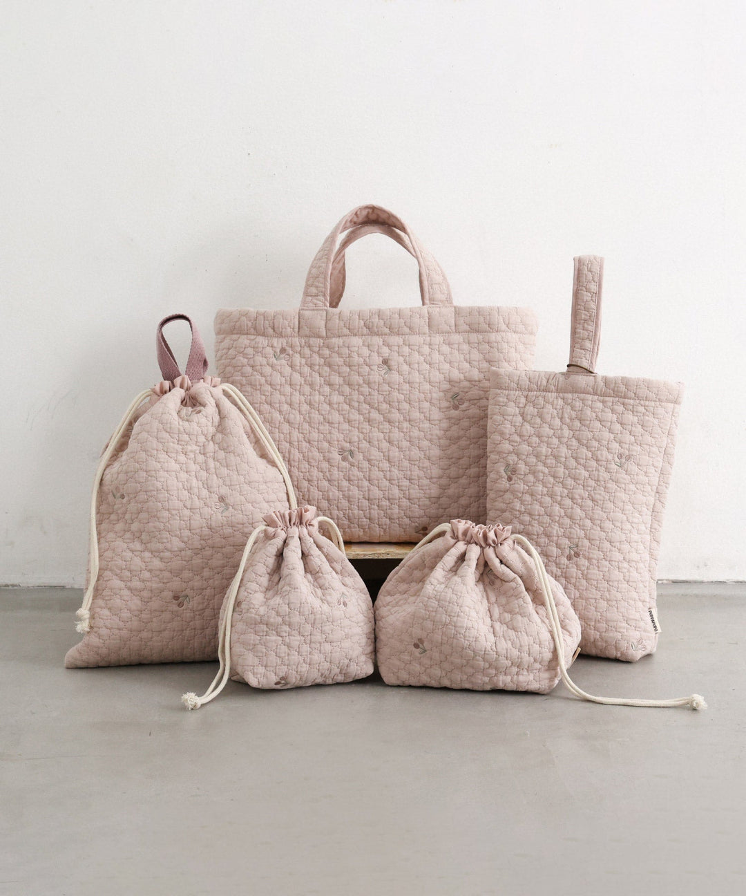 School Essentials Bag 5-Piece Set (Ibul fabric with Moroccan design)