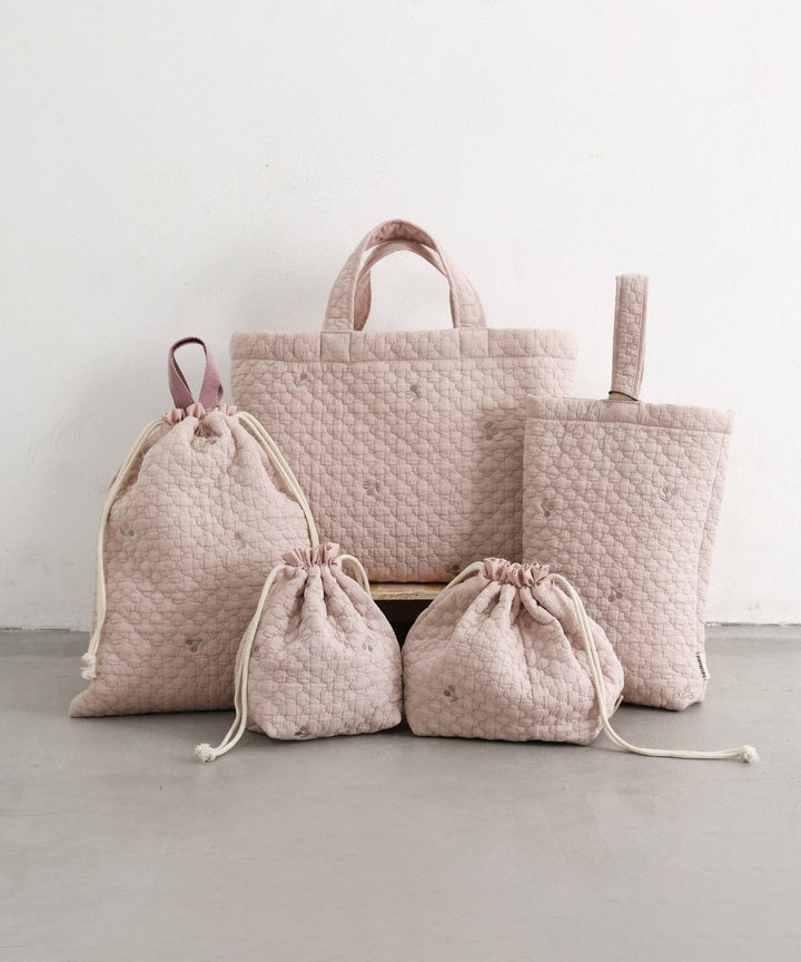 School Essentials Bag 5-Piece Set (Ibul fabric with Moroccan design)