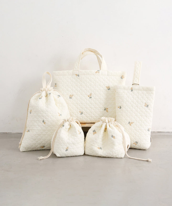 School Essentials Bag 5-Piece Set (Ibul fabric with Moroccan design)