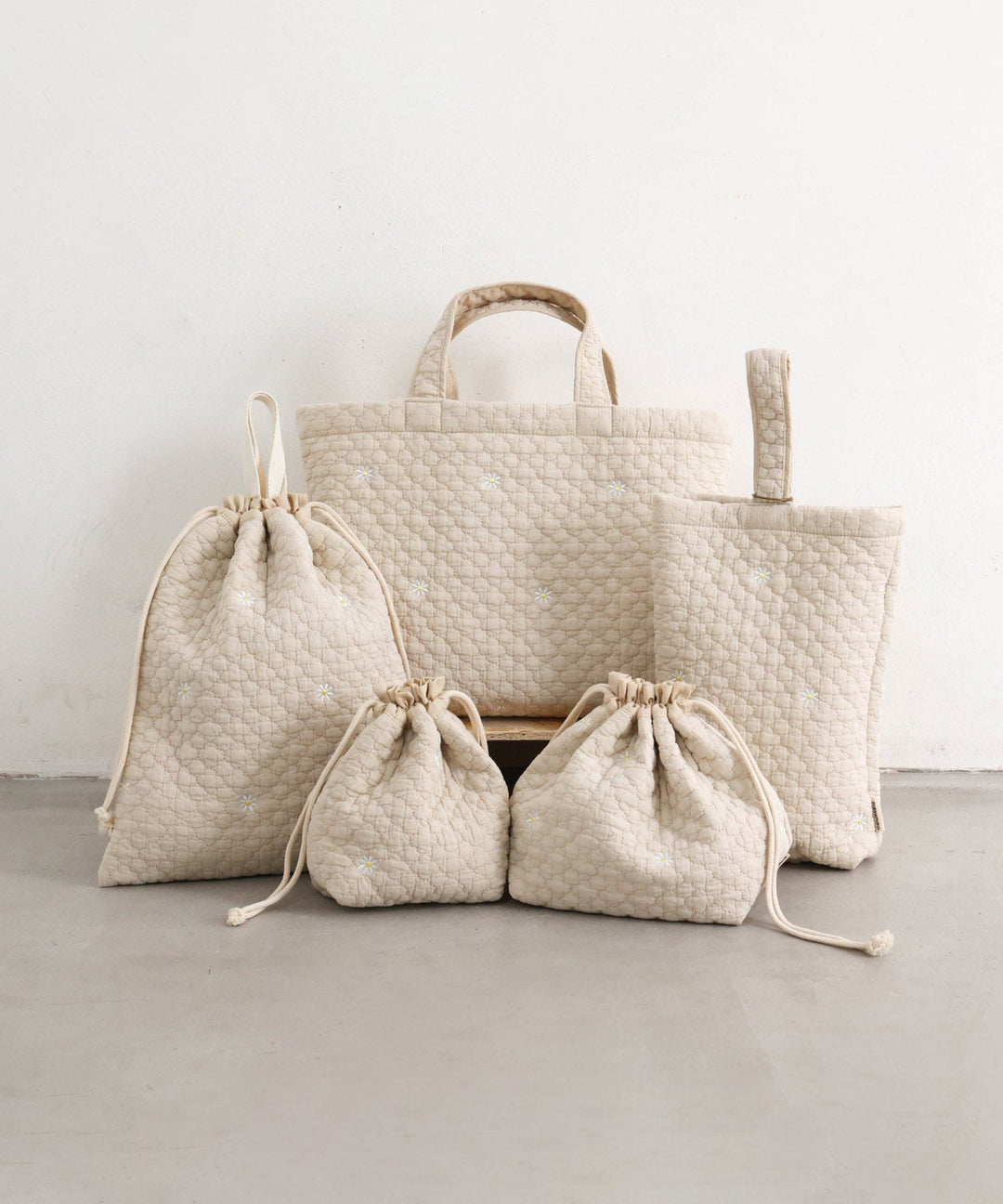 School Essentials Bag 5-Piece Set (Ibul fabric with Moroccan design)