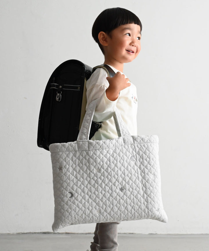 School Essentials Bag 5-Piece Set (Ibul fabric with Moroccan design)