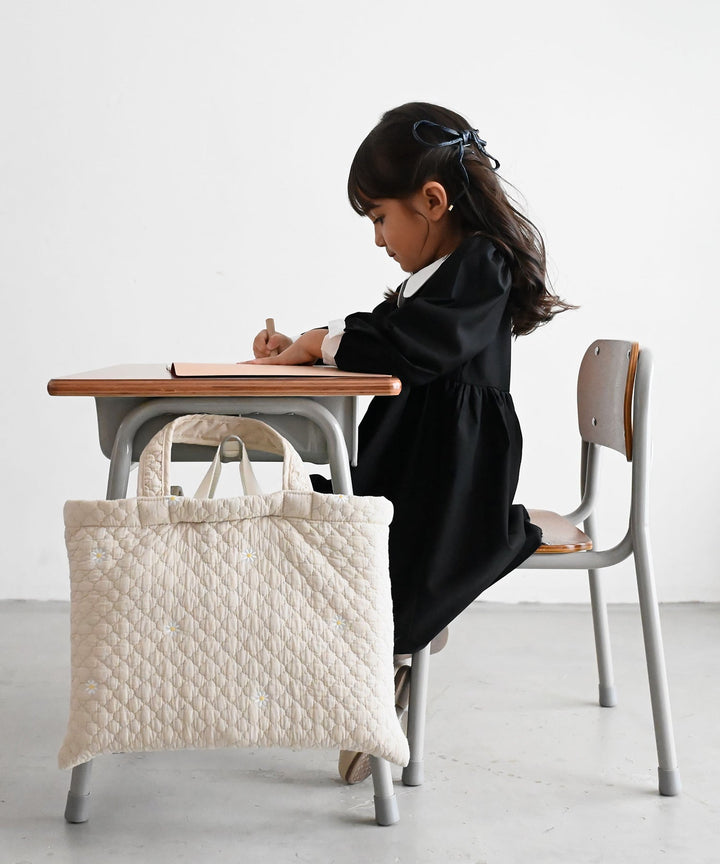 School Essentials Bag 5-Piece Set (Ibul fabric with Moroccan design)