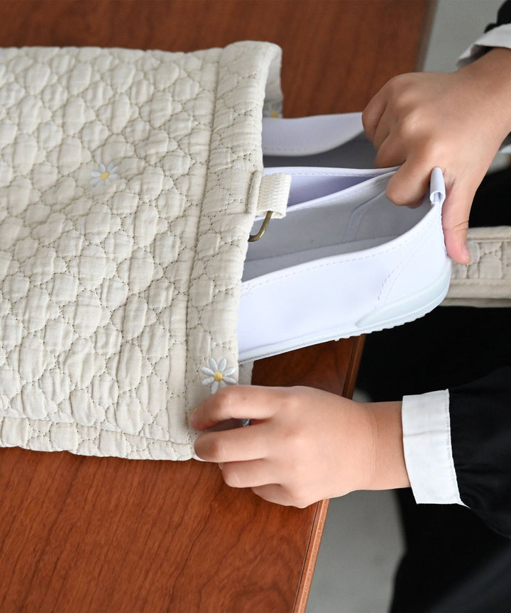 School Essentials Bag 5-Piece Set (Ibul fabric with Moroccan design)