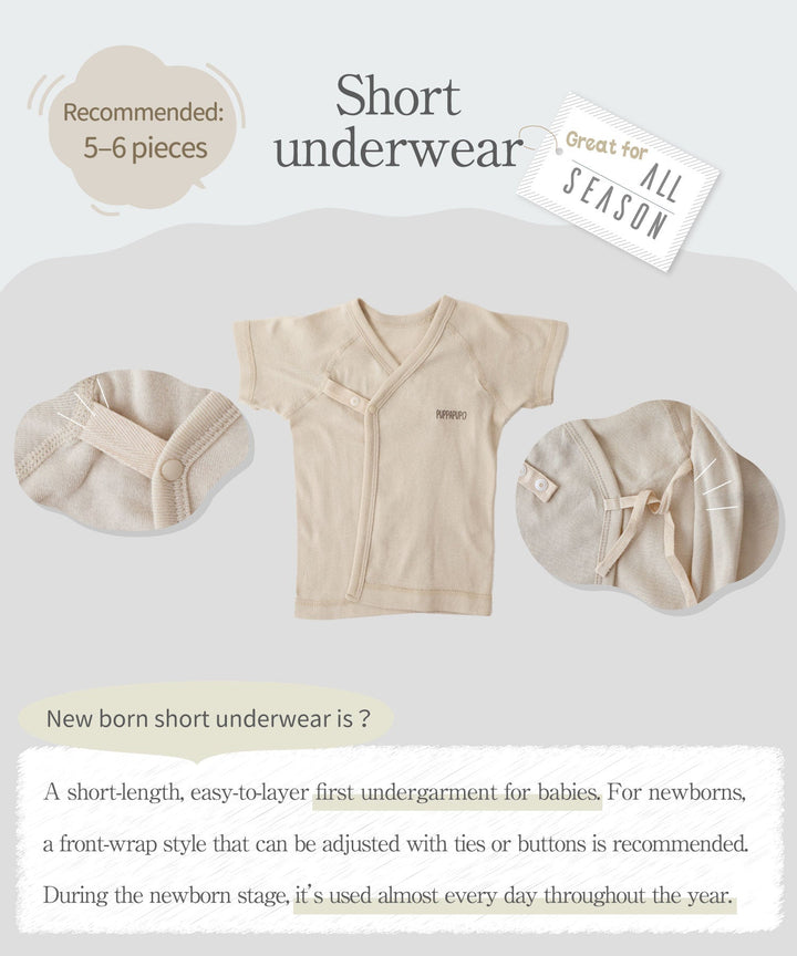 Newborn Underwear 5-Piece Set