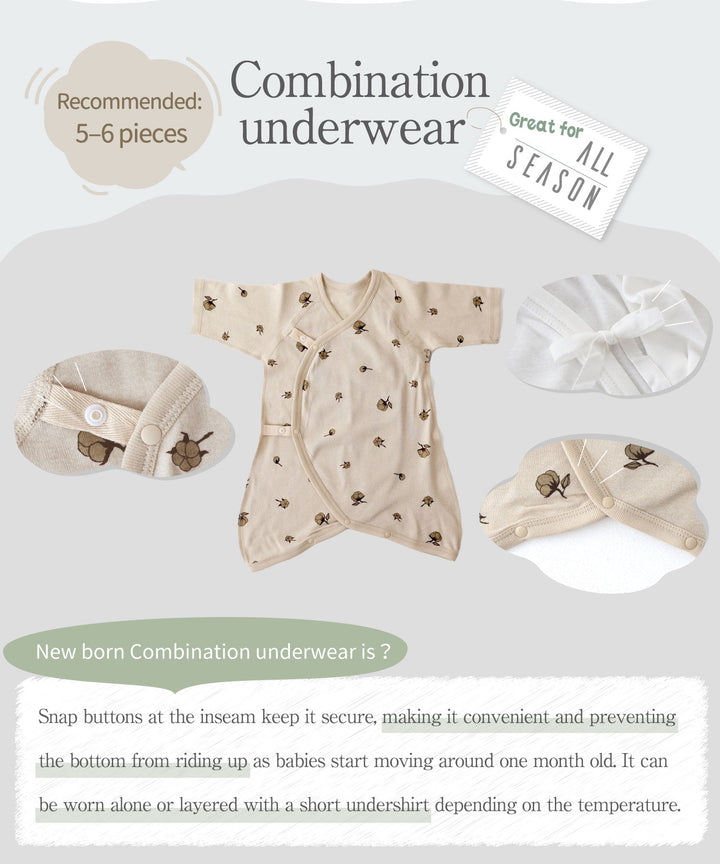 Newborn Underwear 5-Piece Set