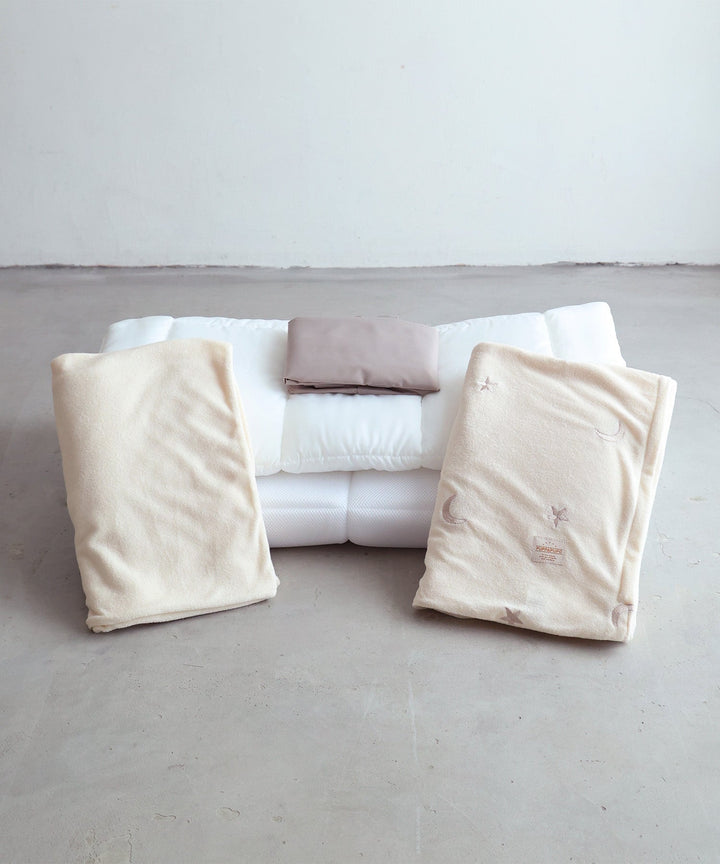 [Washable] Nap Futon 5-Piece Set (Pile fabric)