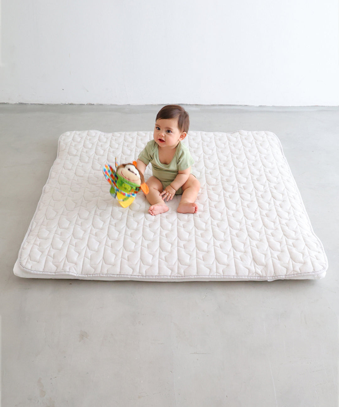 【防水】睡眠玩耍垫专用垫套 120×120cm 毛圈布