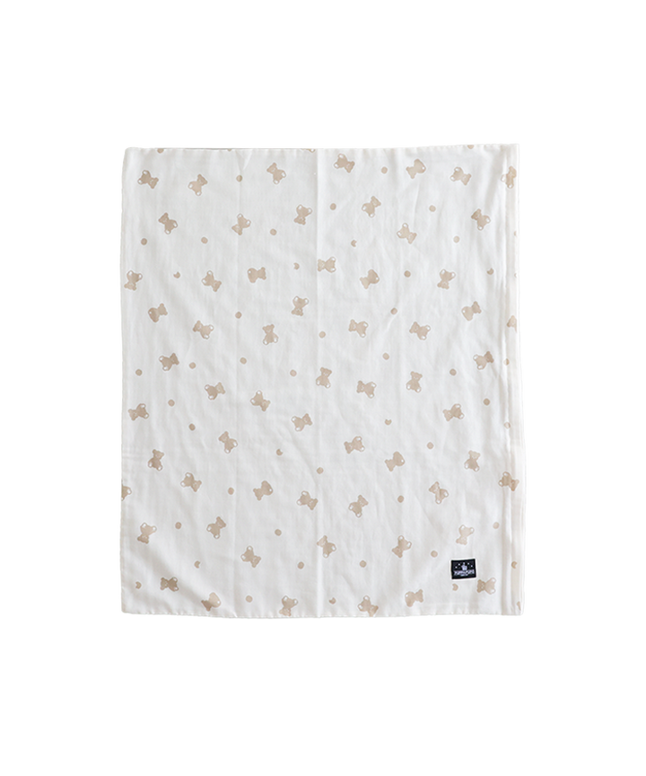 日本制造的可洗的床罩盖迷你尺寸（双纱布）
