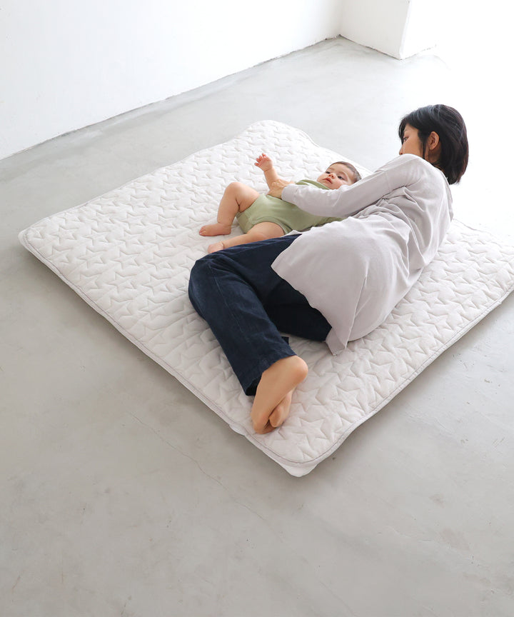 Sleeping mat + [waterproof] mattress pad 47.2″ x 47.2″ (Pile fabric)