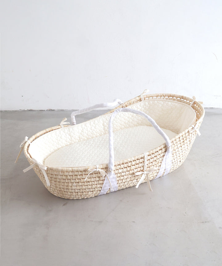 Moses basket 3 items (Ibul fabric with Moroccan design)