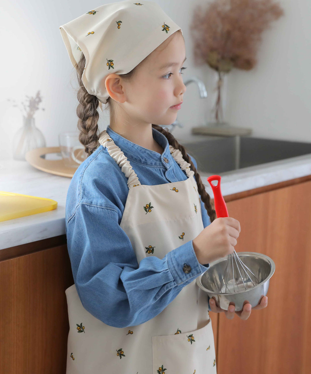 Multi-Protection Kids Apron 3-Piece Set