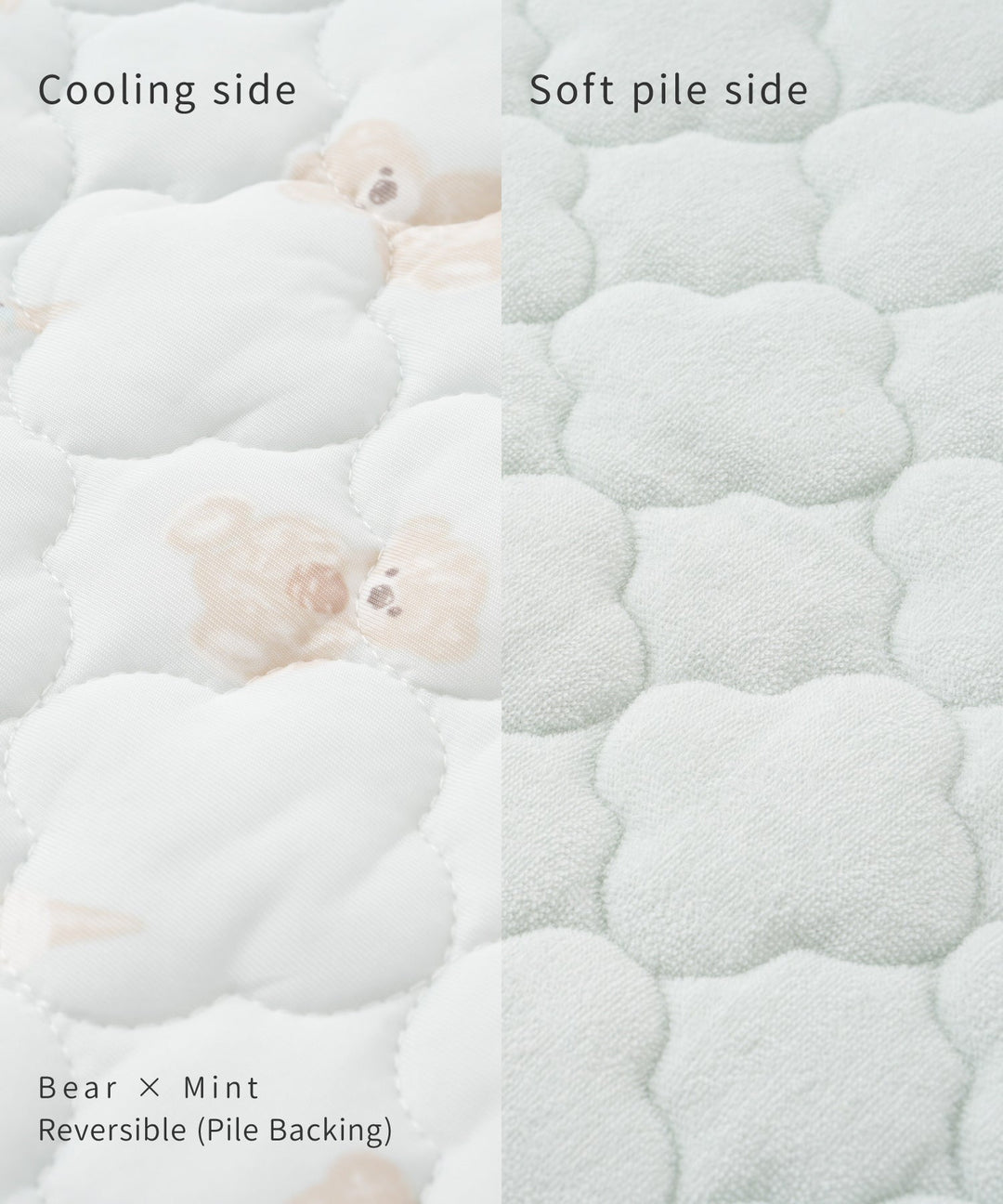 [ระบายความร้อน] แผ่นรองที่นอนเด็ก – กันน้ำ หรือ ผ้าขนสัตว์ (เลือกได้)