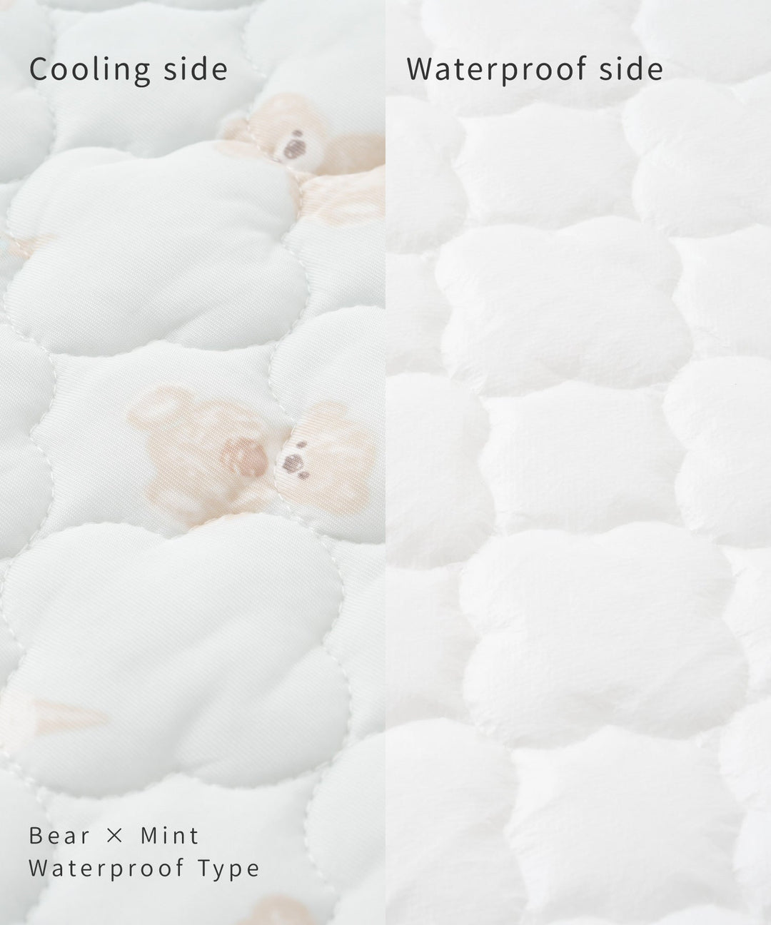 [ระบายความร้อน] แผ่นรองที่นอนเด็ก – กันน้ำ หรือ ผ้าขนสัตว์ (เลือกได้)