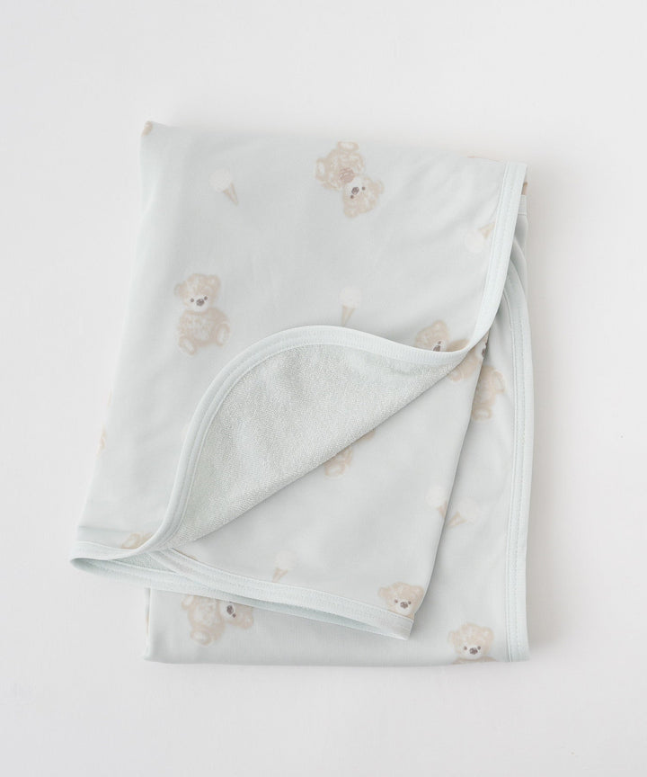 【冷感×毛圈布】嬰幼兒薄毯 雙面樣式