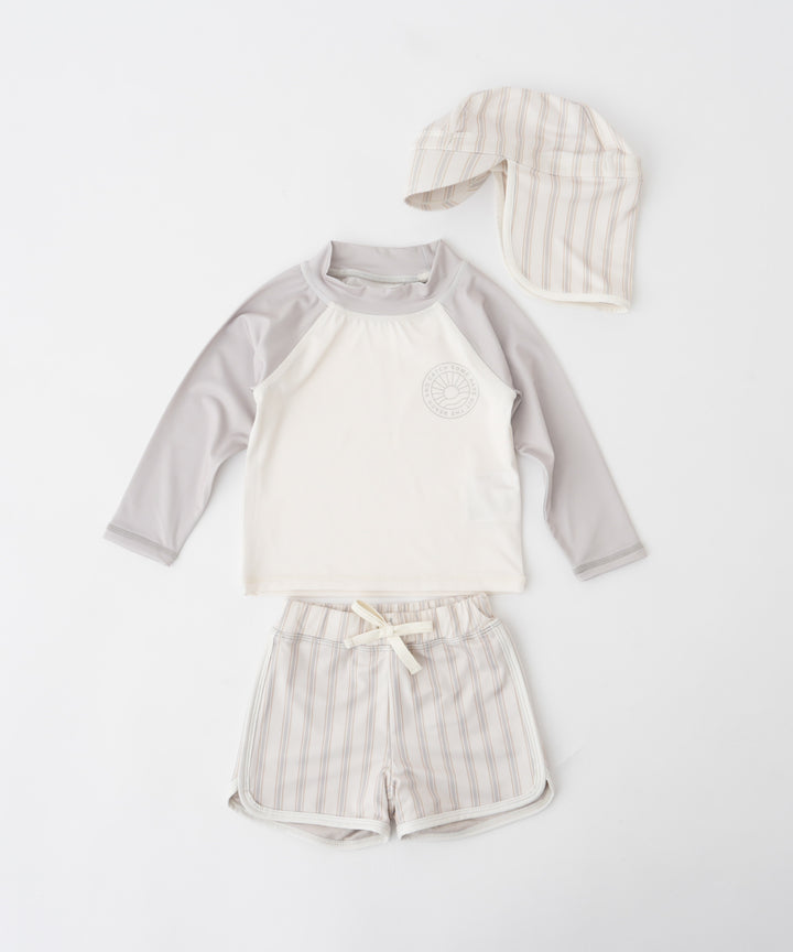 Rash Guard and Surf Shorts Swimsuit Set