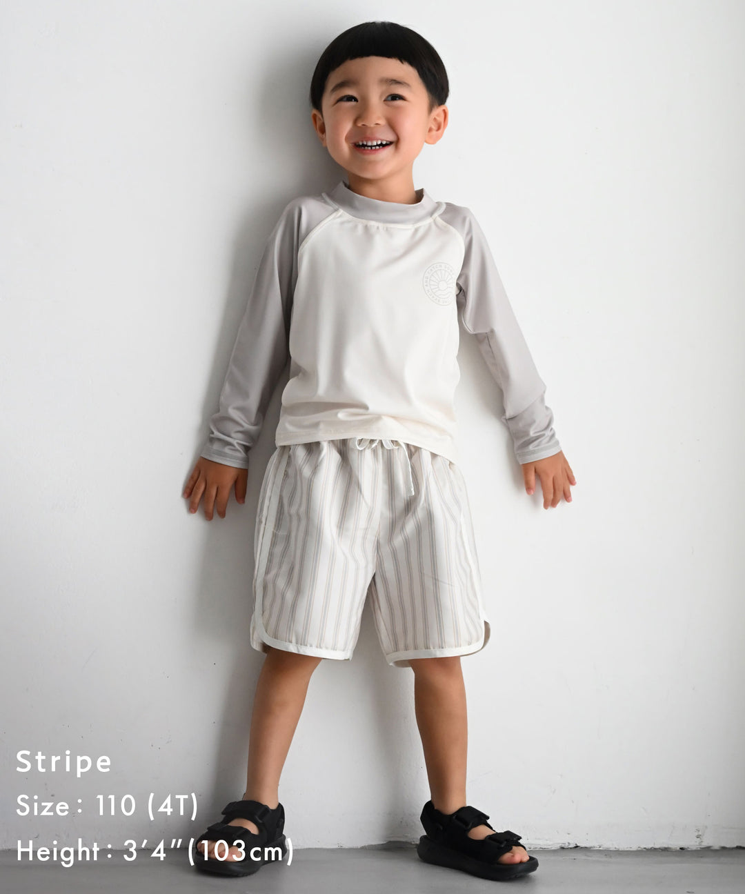 Rash Guard and Surf Shorts Swimsuit Set