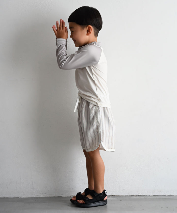 Rash Guard and Surf Shorts Swimsuit Set