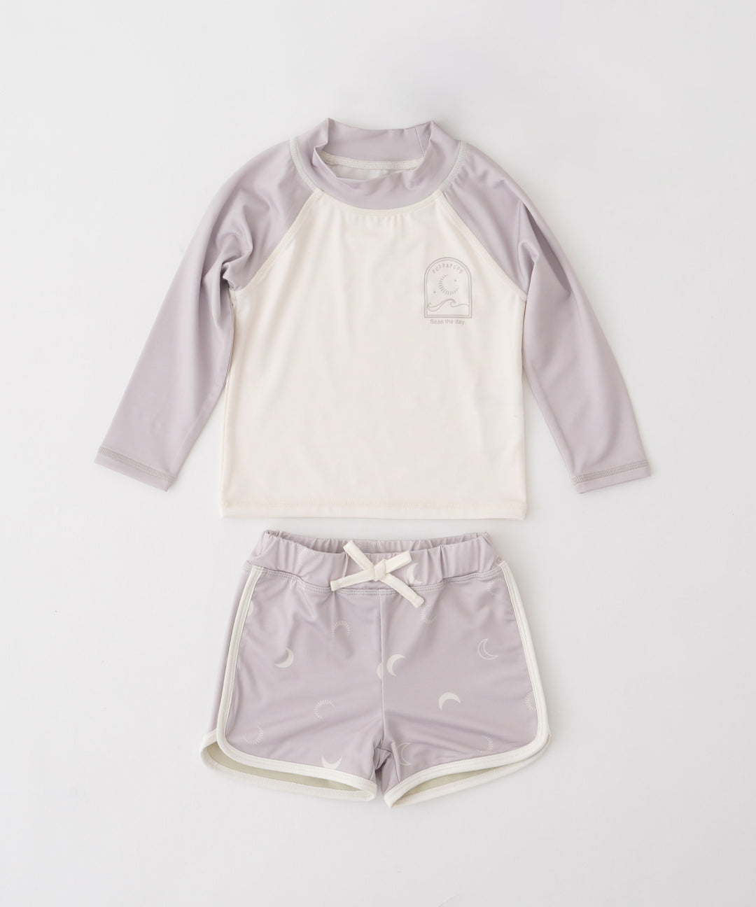 Rash Guard and Surf Shorts Swimsuit Set