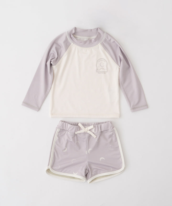Rash Guard and Surf Shorts Swimsuit Set