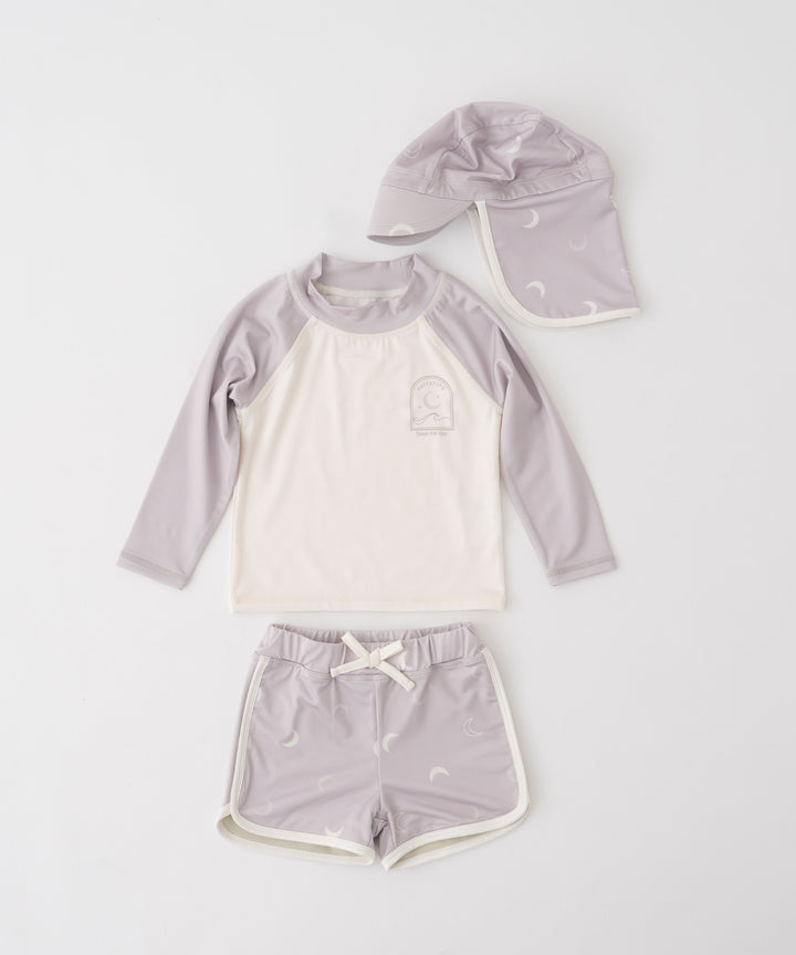 Rash Guard and Surf Shorts Swimsuit Set