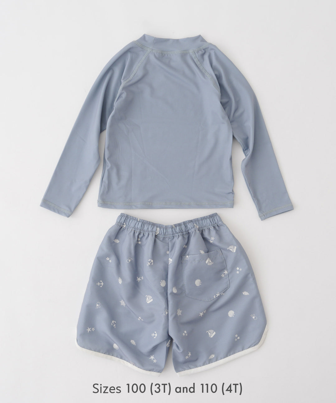 Rash Guard and Surf Shorts Swimsuit Set