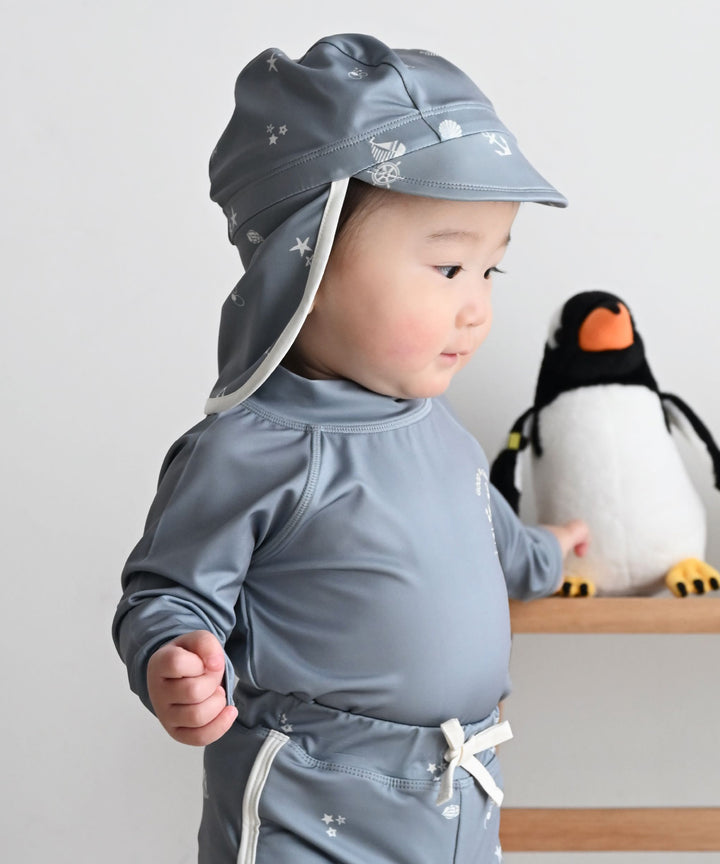 Rash Guard and Surf Shorts Swimsuit Set