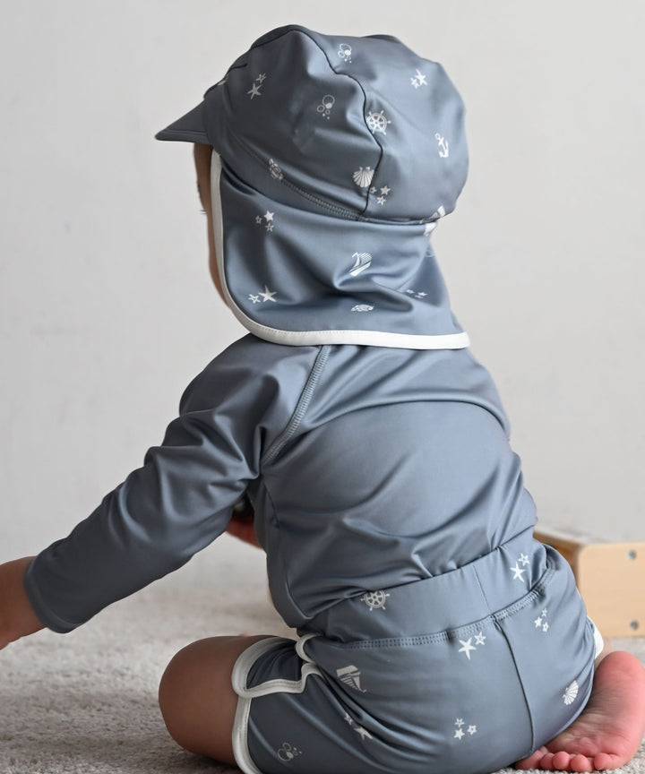 Rash Guard and Surf Shorts Swimsuit Set