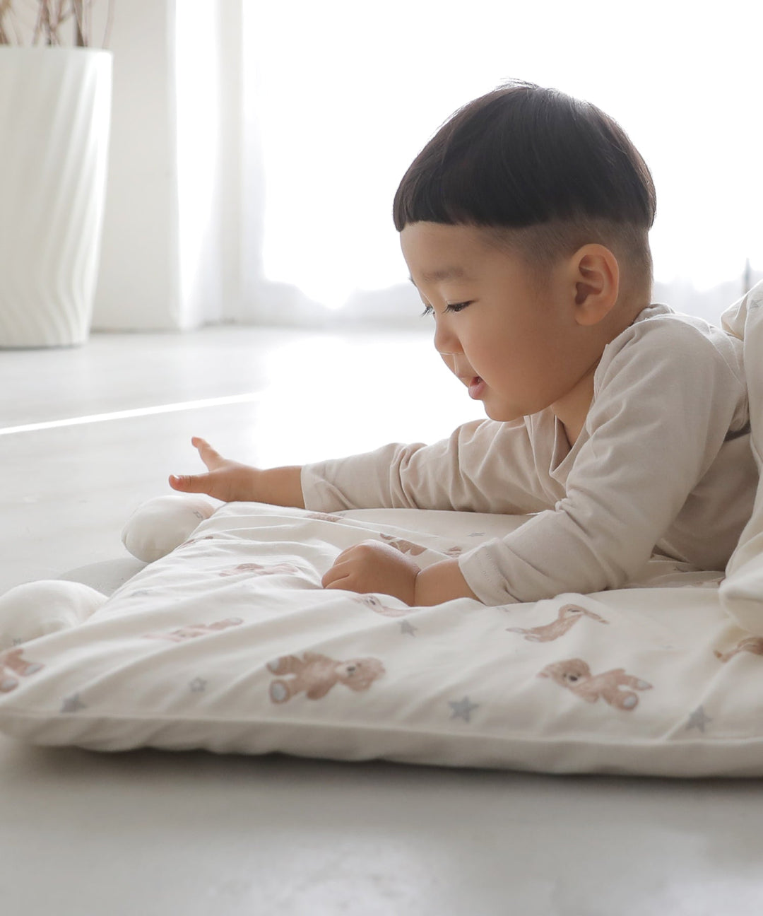 婴幼儿午睡床被 床罩 天竺面料