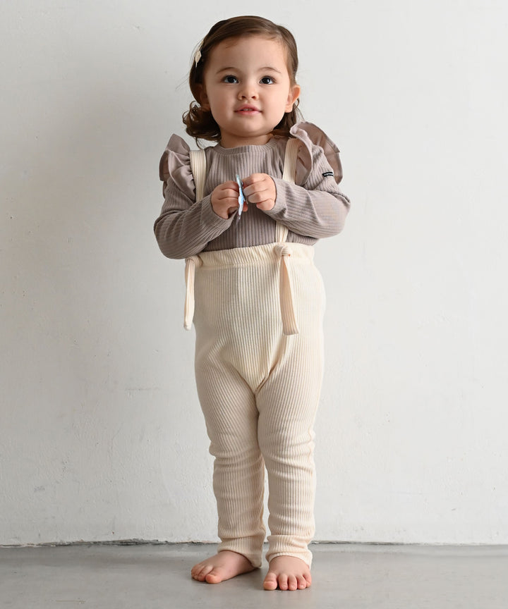 Ribbed Overall Pants