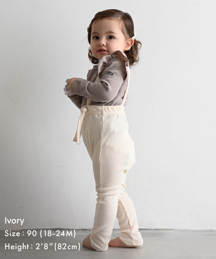 Ribbed Overall Pants