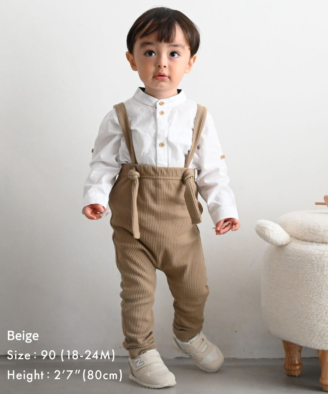 Ribbed Overall Pants