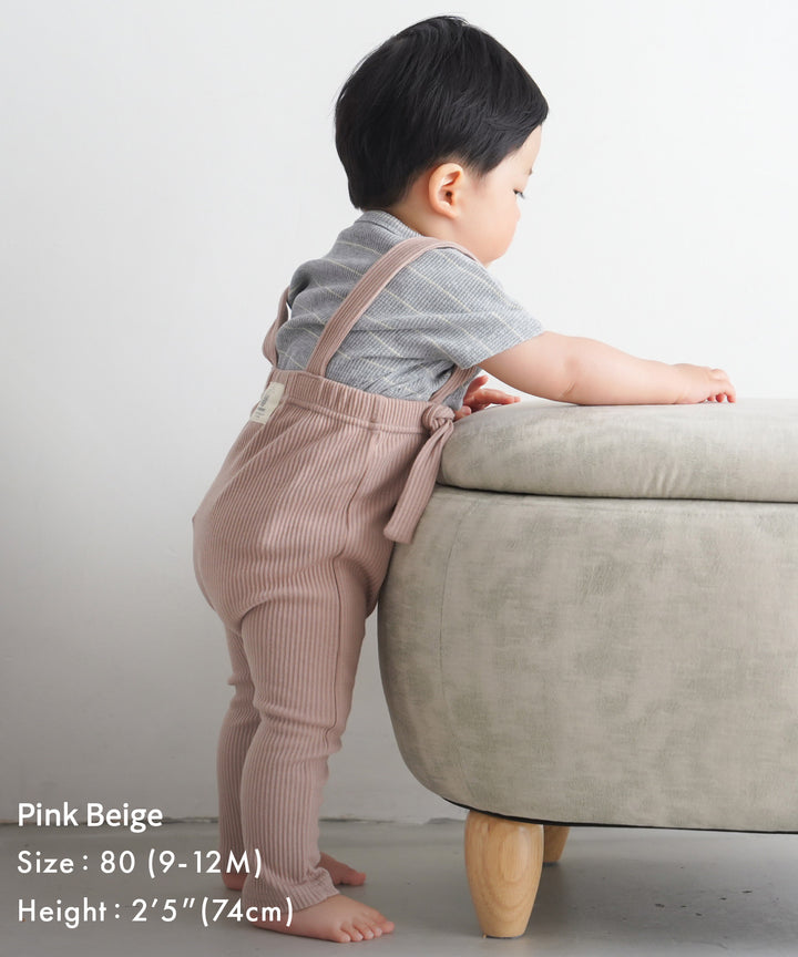 Ribbed Overall Pants