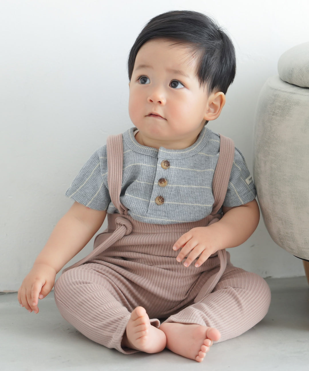 Ribbed Overall Pants