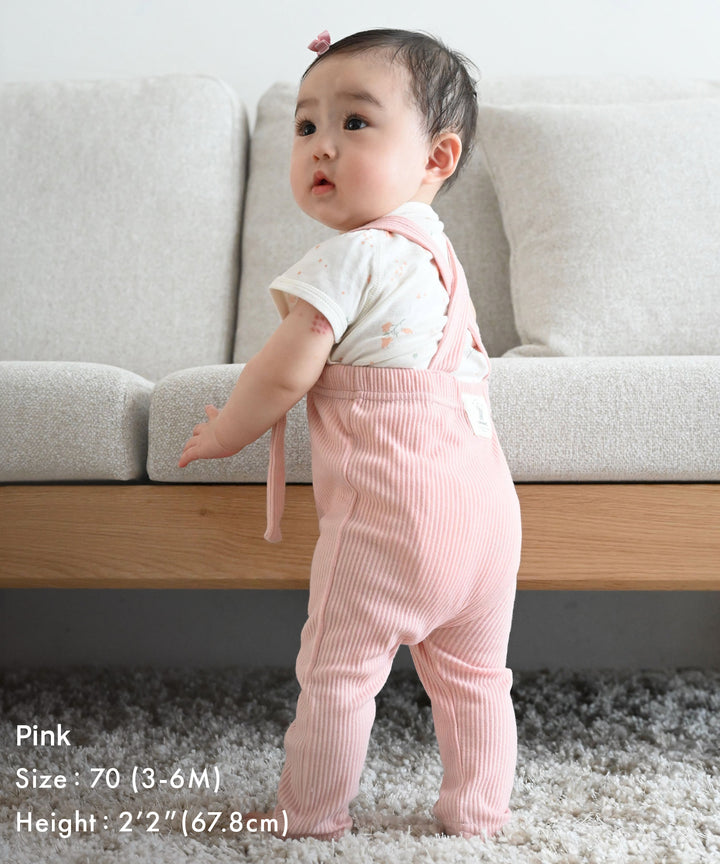 Ribbed Overall Pants