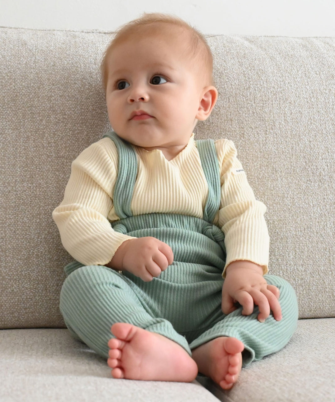 Ribbed Overall Pants