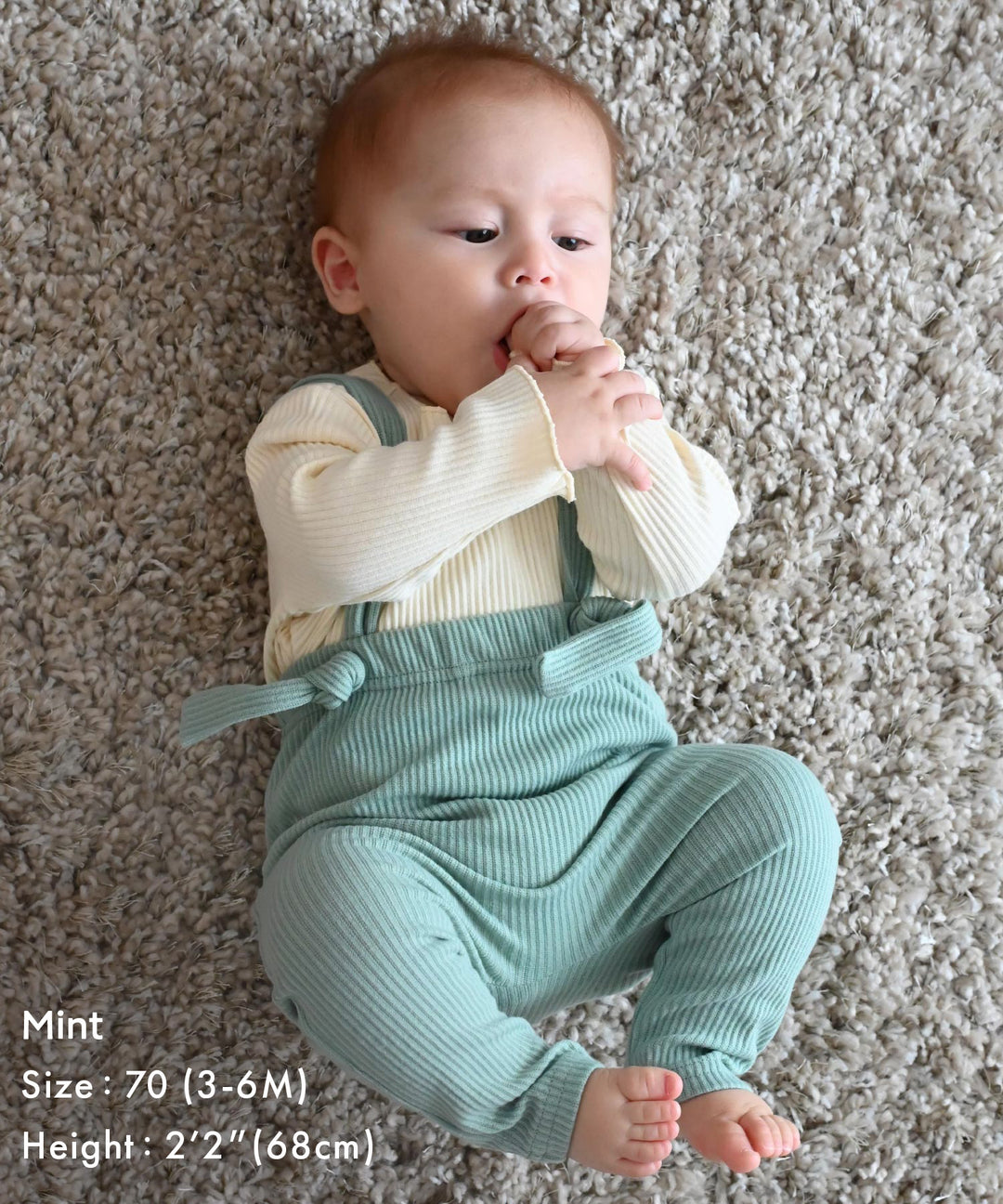 Ribbed Overall Pants