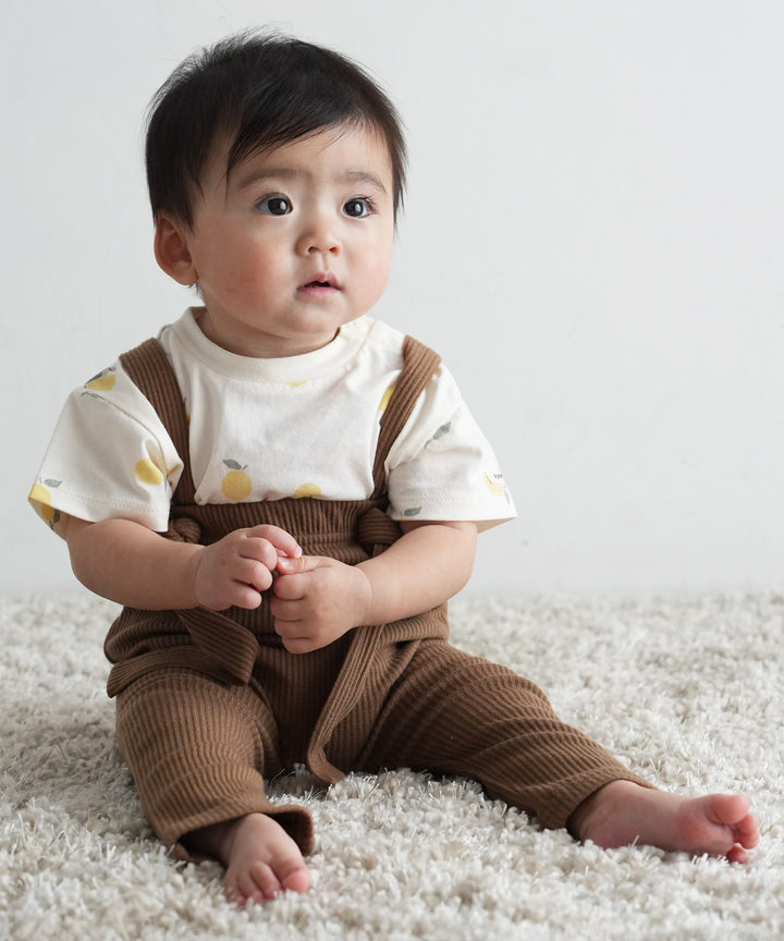 Ribbed Overall Pants