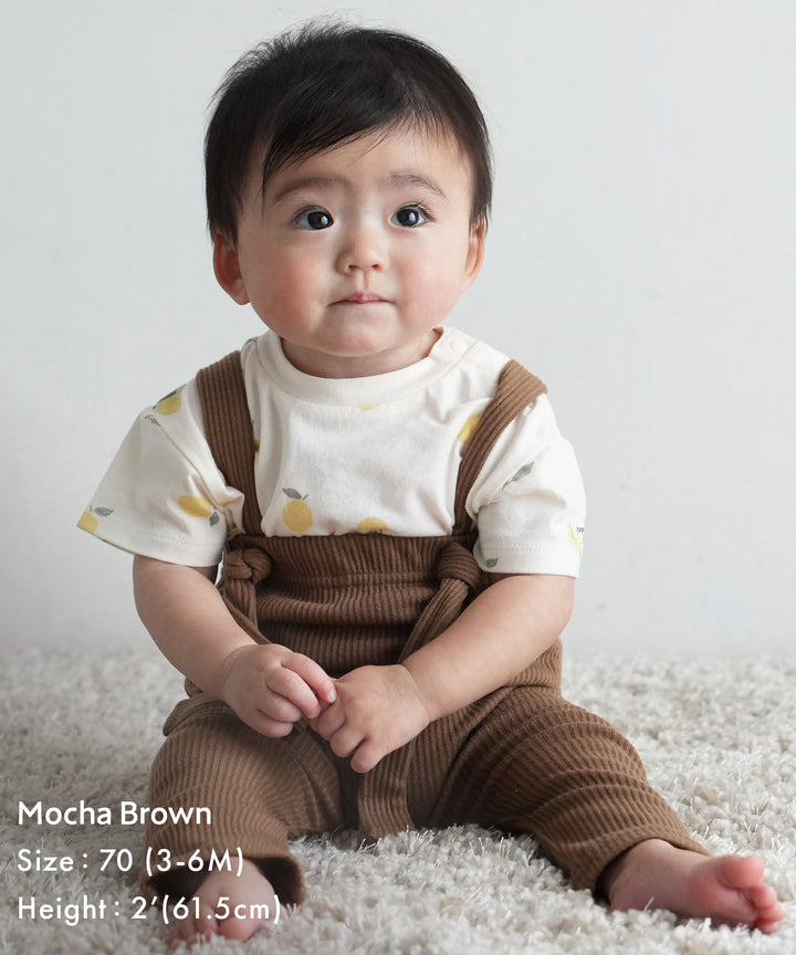 Ribbed Overall Pants