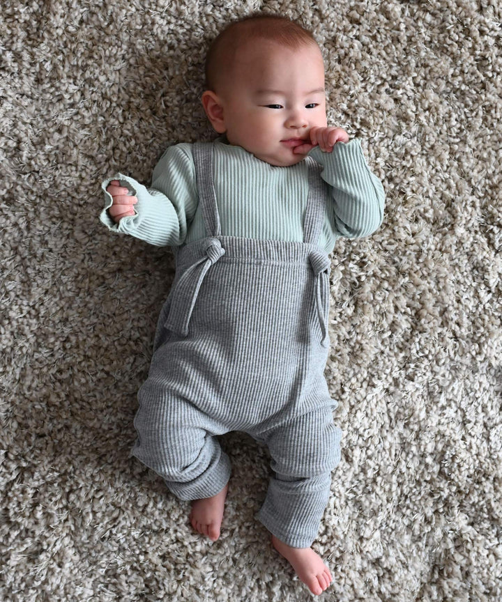 Ribbed Overall Pants