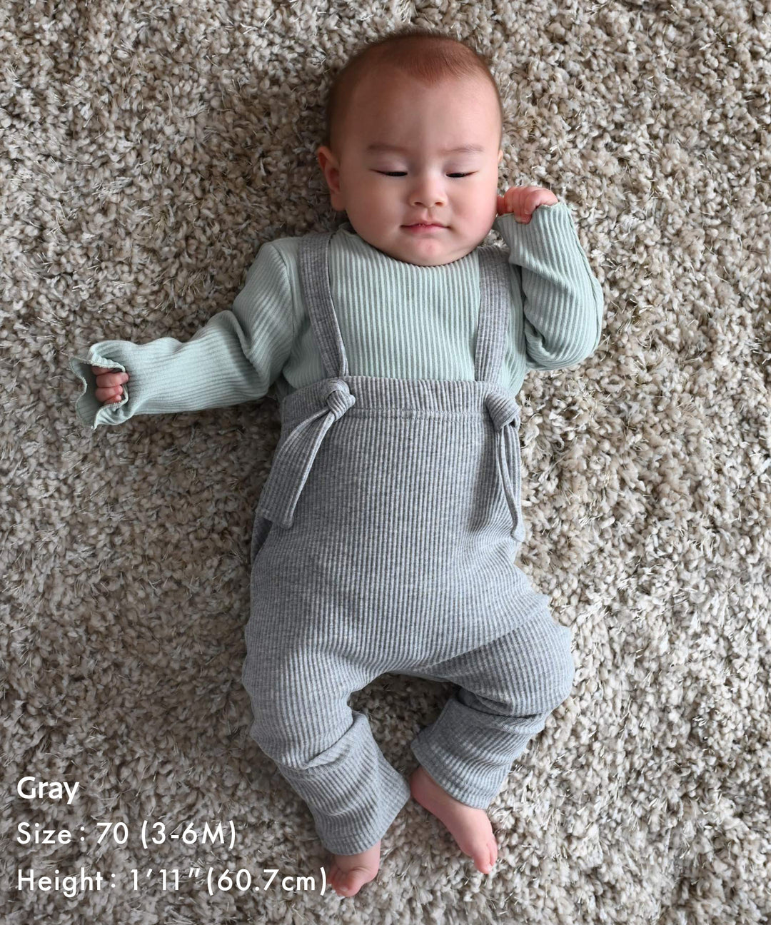 Ribbed Overall Pants