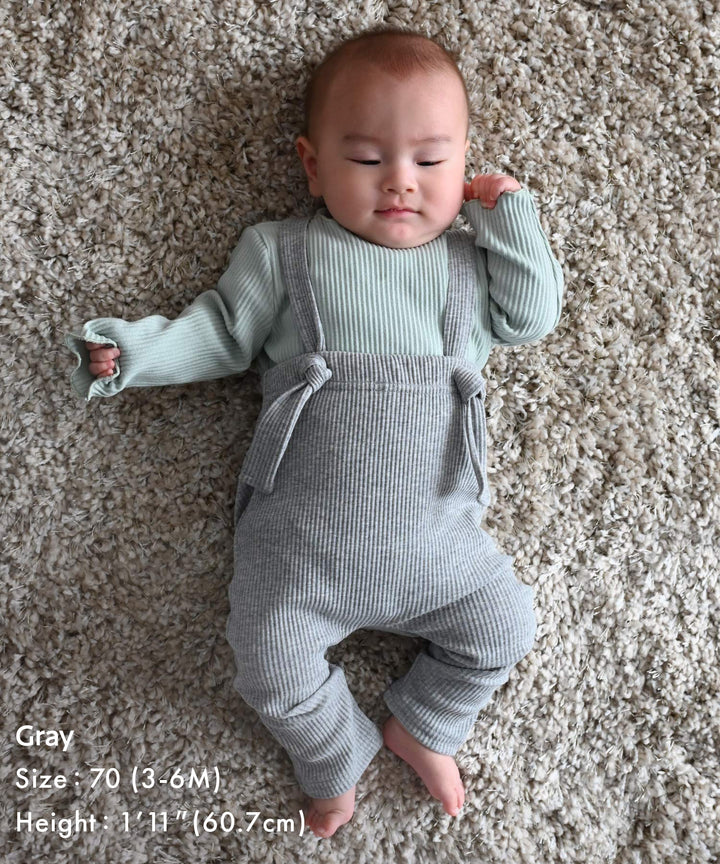 Ribbed Overall Pants